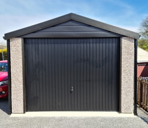 Concrete Clayton Maintenance Free Anthracite Garage