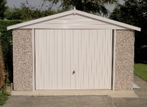 Concrete Clayton Maintenance Free White Garage