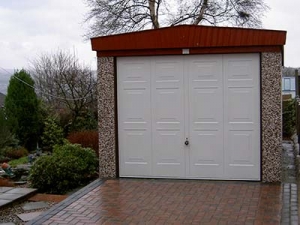 Concrete Clayton Standard Single Pent Garage