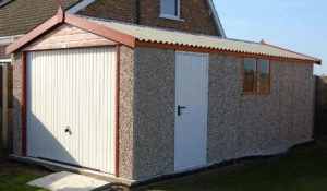 Concrete Clayton Standard Single Apex  Garage